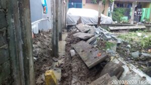 Tak Terpasang papan proyek Pemagaran di kecamatan Sepatan Timur Main Petak Umpet