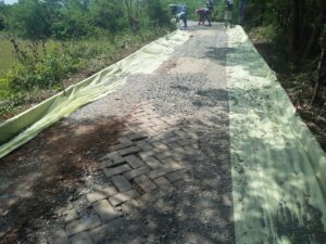 APKAN Banten Tuding Pelaksana Betonisasi Jalan KP Pulo desa Gintung Semberono