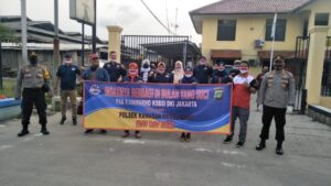 Indahnya Berbagi Di Bulan Yang Suci, Polsek Muara Baru Bekerjasama Dengan Serikat Buruh Pekerja Adakan Bakti Sosial