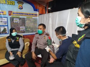 *Jamin Kesehatan Personil, Biddokes Polda Banten Patroli Kesehatan Ke Pos PAM Ketupat Kalimaya 2020*
