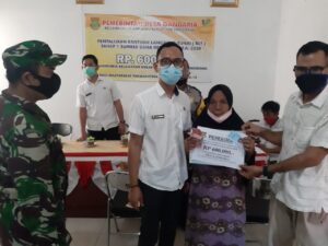 Pemdes Gandaria Salurkan BLT-DD Tahap Pertama