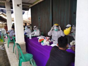 Puskesmas Kopo Gelar `Rapid Test` COVID-19 di Pasar Padaharan,