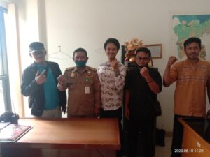 PENGURUS DPC PARTAI GELORA KECAMATAN KEMIRI – TANGERANG SAMBANGI KANTOR KECAMATAN