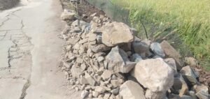 Proyek Turap Sepanjang 200m di Desa Sidoko Diduga Menggunakan Bahan Material Abal-abal!