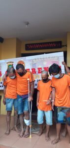 Dua Pelaku Penodongan Di Amankan Polsek Tambora