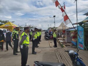 Libur Panjang Ditengah Pandemi Covid-19, Polres Serang Kota Awasi Tempat Wisata