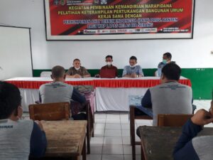 Gandeng PATI Banten, Puluhan Napi Lapas Serang Diberikan Pelatihan Pertukangan Bangunan