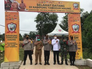 Wakapolda Banten Kunjungi Kampung Tangguh Maung di Jambe