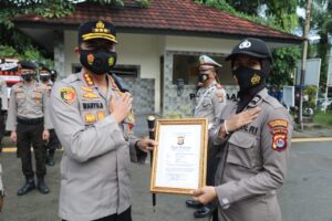 Berprestasi, 44 Personel Polresta Tangerang Diberi Penghargaan