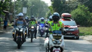 Pastikan Situasi Aman dan Kondusif, Polda Banten Gelar Patroli ke Anyer