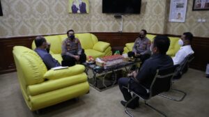 Pererat Silaturahmi, Kapolres Serang Kunjungi Kantor DPRD Kabupaten Serang