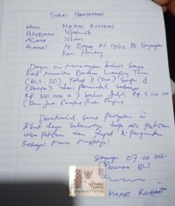 Geger! Uang BLT-DD Warga Desa Singarajan Di Ambil Lagi Oleh Pihak Desa Ada Apa?