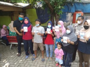 Warga Desa Teluknaga Sudah Di Vaksin, Pemdes Ucapkan Terimakasih