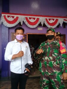 Kodim 0510 Tangerang, Bersama Pemdes Banyu Asih Gelar Vaksin Masal,