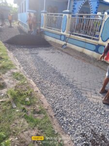 Proyek Hotmix Di Pagenjahan Tanpa Papan Proyek, Pengawas Kecamatan Di Pertanyakan