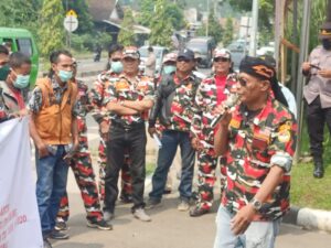 Aliansi Masyarakat Anti Korupsi Banten Aksi Jilid II, Kecewa Kepala Kejati Banten Tidak Ada Ditempat