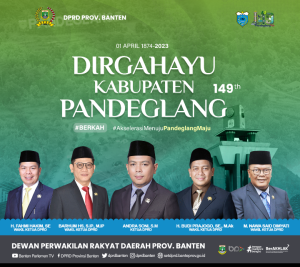 DPRD Provinsi Banten Mengucapkan Dirgahayu Kabupaten Pandeglang ke-149