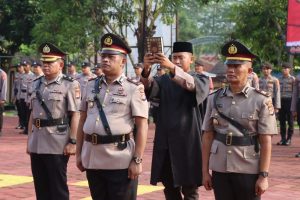 Kapolres Lebak Pimpin Upacara Sertijab Kabag SDM Polres Lebak dan Kapolsek Warunggunung