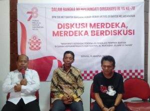 Momentum Dirgahayu RI Ke 78 Aktivis DPW Solmet Banten Soroti Kinerja PJ Gubernur Banten .Jelang 1,5 Tahun.
