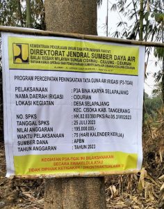 Kegiatan P3A Desa Selapajang Dipertanyakan