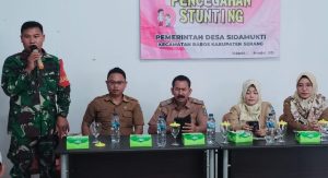 Cegah Stunting, Babinsa Koramil 0602-15/Baros Hadiri Penyuluhan Kesehatan 