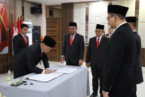 Lantik Pejabat Pengawas, Kakanwil BPN Banten : “Harus Mampu Deteksi Permasalahan Pertanahan”