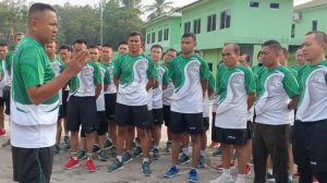 Pimpin Olahraga, Dandim 0602/Serang Minta Anggota Jaga Kesehatan