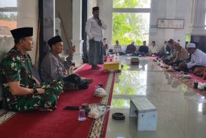 Eratkan Silahturahmi, Danramil 0602-15/Baros Hadiri Pengajian