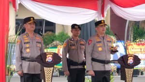 Polda Banten Gelar Penyerahan Pataka Gawe Kuta Baluwarti