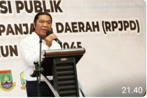 Pj. Gubernur Buka Forum Konsultasi Publik Rancangan Awal RPJPD Provinsi Banten 2025/2045