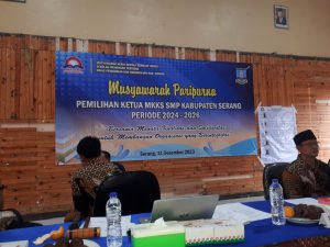 Wahid Hasyim, S.Pd, Terpilih Ketua MKKS SMP Kabupaten Serang Periode 2024/2026