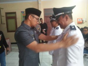 Camat Petir Lantik Tiga Pj. Kepala Desa
