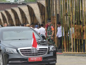 Korem 064/MY Sukses Amankan Kunker Presiden Jokowi