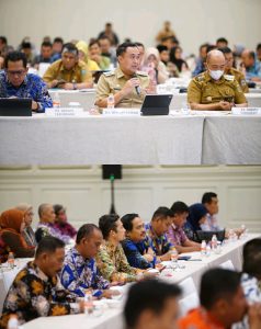 Rapat Koordinasi Lintas Sektoral  Pemkab Lebak Dengan Dijen Kementerian ATR-BPN.