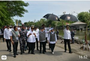 Pj. Gubernur Banten Dampingi Wapres KH. Ma’ruf Amin Kick off Tanara Clean Up