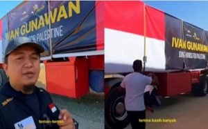 Pakai 6 Kontainer Raksasa,.Artis Ivan Gunawan Kirim Bantuan ke Palestina