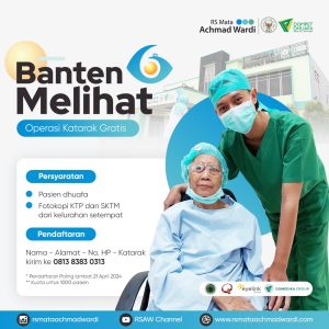 RS Mata Achmad Wardi Kota Serang Akan Gelar Operasi Katarak Gratis