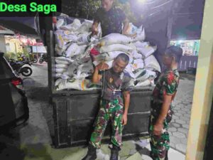 Pendistribusian bantuan pangan Cadangan Beras Pemerintah ( CBP) dari BULOG