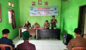 Koramil 0602-10/Pontang dan Polsek Serta Pemdes Tirem Gelar Sosialisasi Anti Narkoba