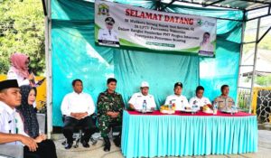 Akselerasi Turunkan Stunting, Babinsa Koramil 0602-03/Walantaka Ikuti Kegiatan PMT