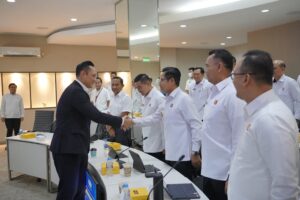 Terima Kunjungan Kuliah Kerja Sespimti Polri, Menteri AHY Jelaskan Peran Kementerian ATR/BPN Dalam Ketapang