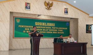 Kodim 0602/Serang Adakan Sosialisasi Tentang Pencegahan Bahaya Narkoba