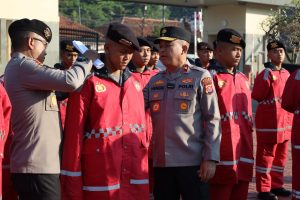 Antisipasi Bencana Alam, Wakapolda Banten Gelar Apel Pengecekan Kendaraan dan Personel