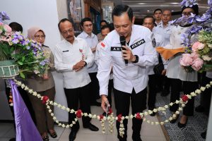 Menteri AHY Resmikan Si Kanjeng, Ruang Situasi dan Informasi Kanwil BPN Jateng