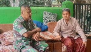 Melalui Komsos, Babinsa Koramil 0602-20/Pamarayan Tingkatkan Kedekatan Bersama Tokoh Agama