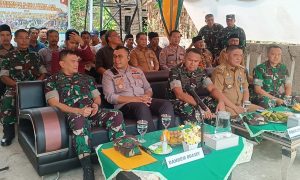Dandim 0602-Serang Dampingi Danrem 064/MY Ikuti Peresmian 2.664 Titik Air Oleh Kasad Secara Virtual