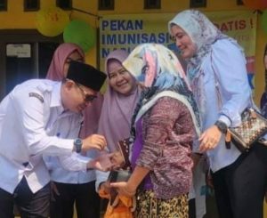 Sekmat Petir Dukung PIN Polio Bagi Balita