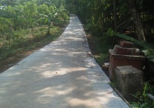 Jadi Akses Dua Desa, Pemerintah Desa Tunjung Teja Bangun Jalan Rabat Beton