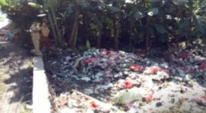 Aroma Tak Sedap, Warga di Gunung Watu  Buang Sampah Sembarangan