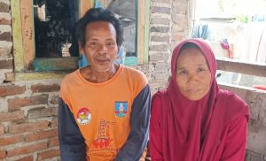 Sunata dan Istri Bahagia, Dapat Bantuan Rutilahu dari Kodim 0602/Serang dan Baznas